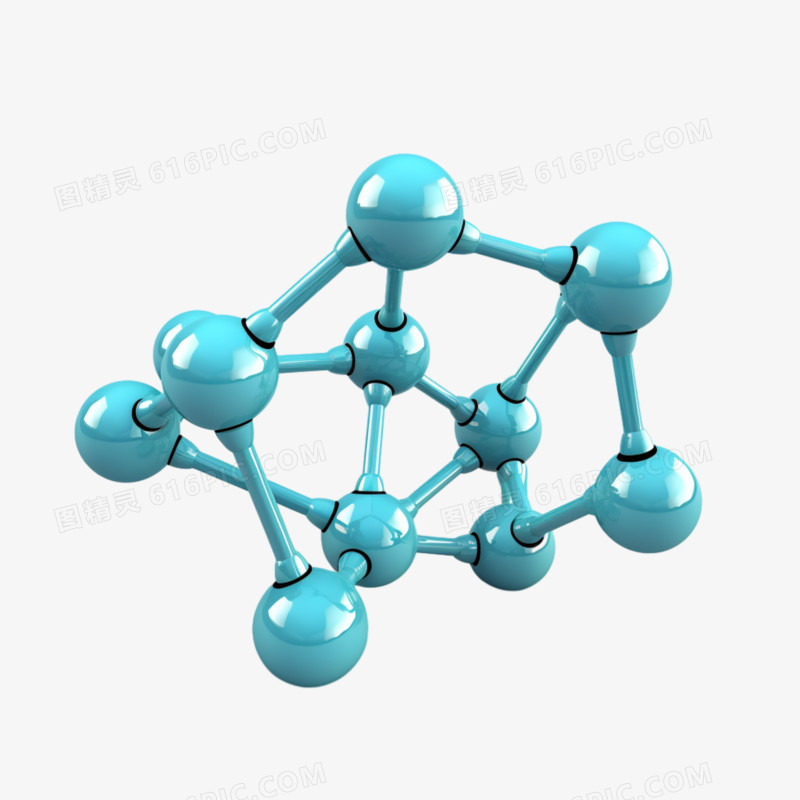 3D立体化学分子结构免抠元素