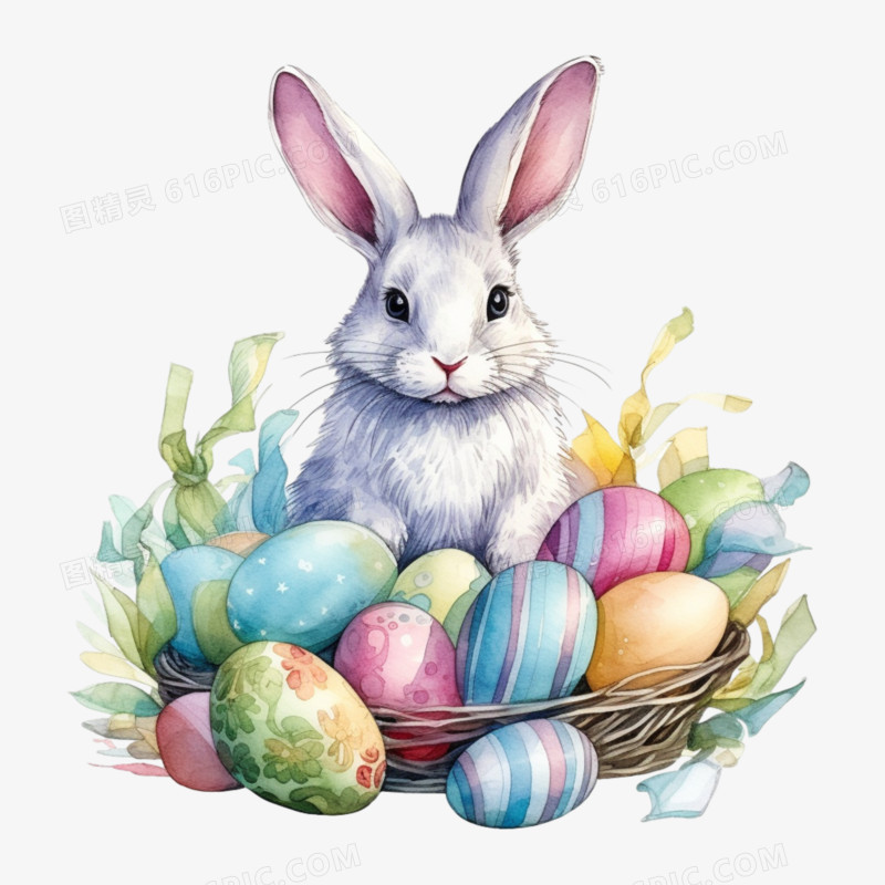 复活节兔子彩蛋免抠元素