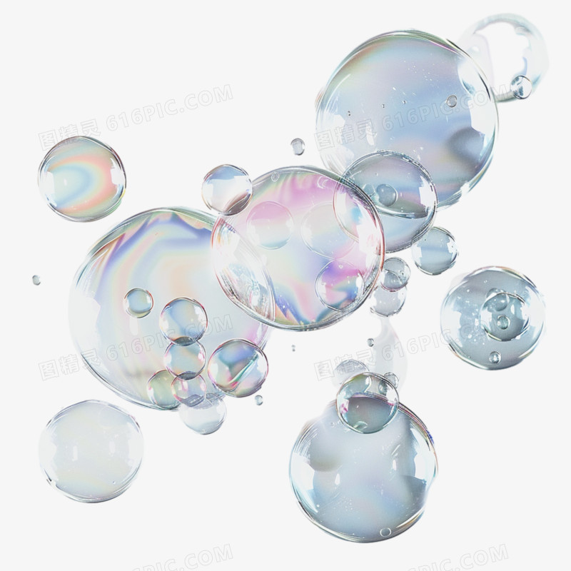 透明泡泡免抠元素