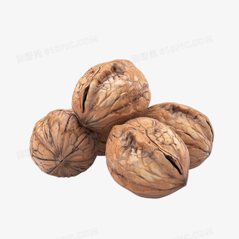 核桃食物果仁免抠元素