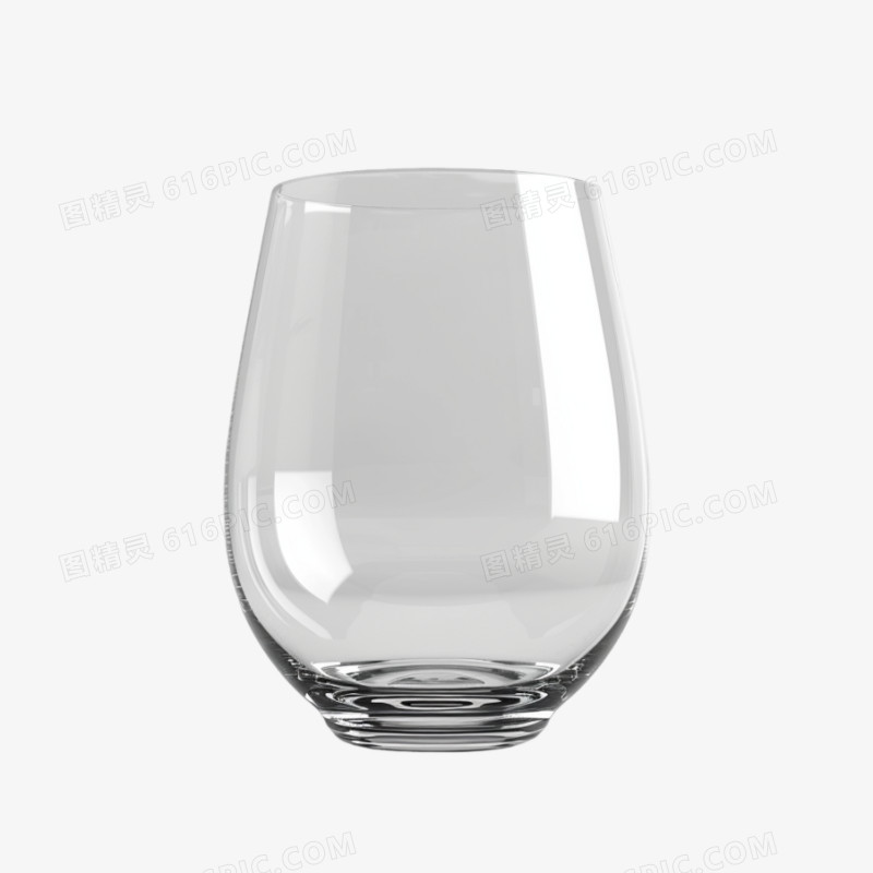 3d立体玻璃水杯杯子免抠元素