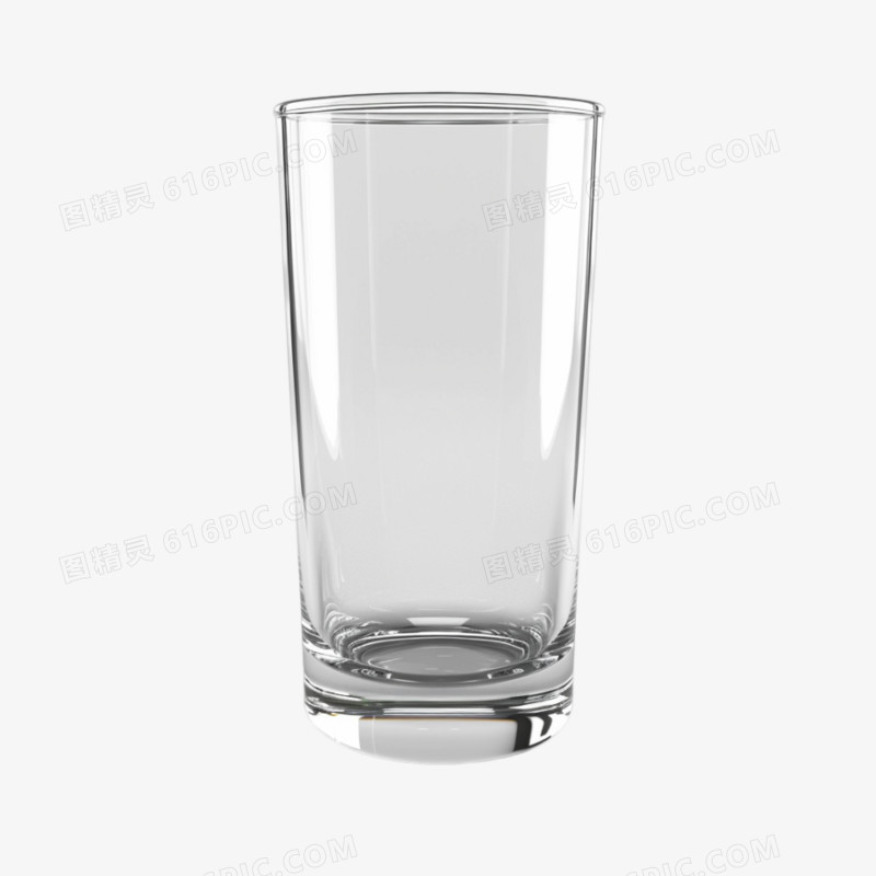 3d立体玻璃杯子免抠元素