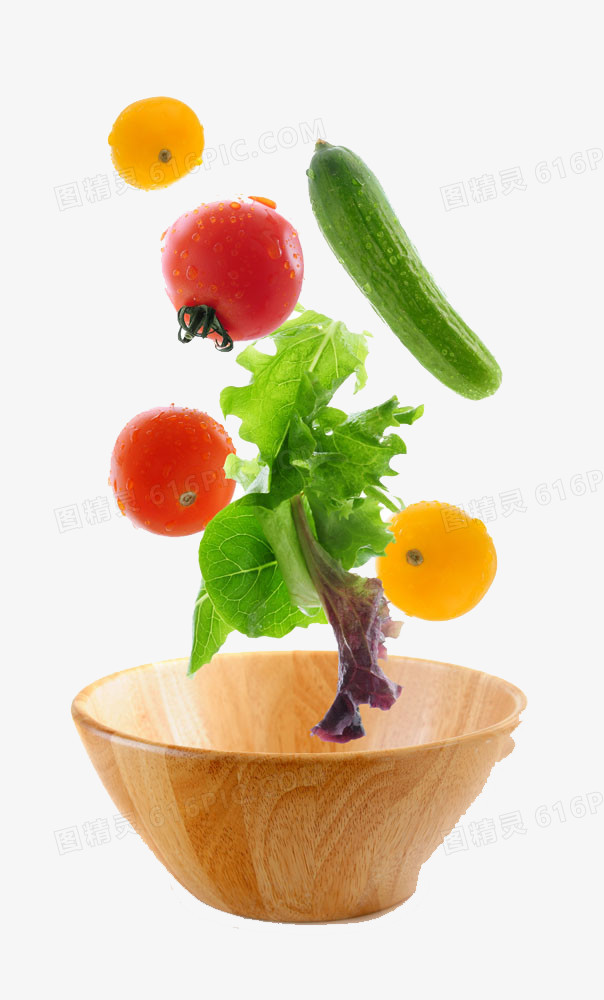 飞起的蔬菜