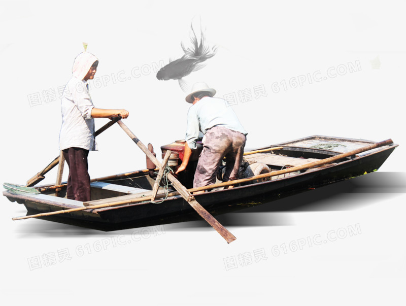 渔船木船渔民