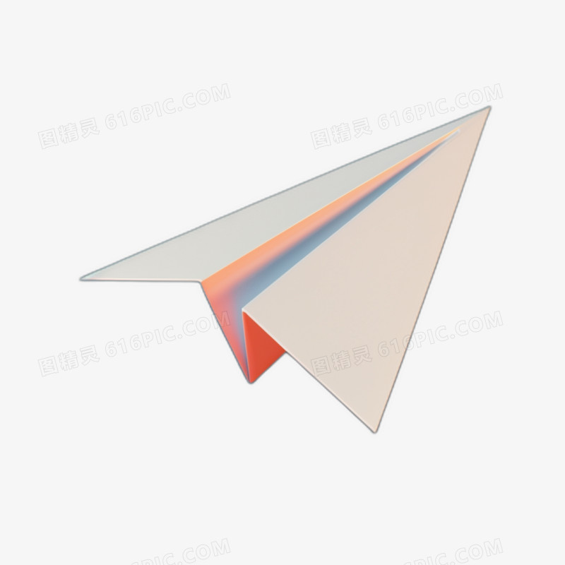 纸飞机免抠元素素材