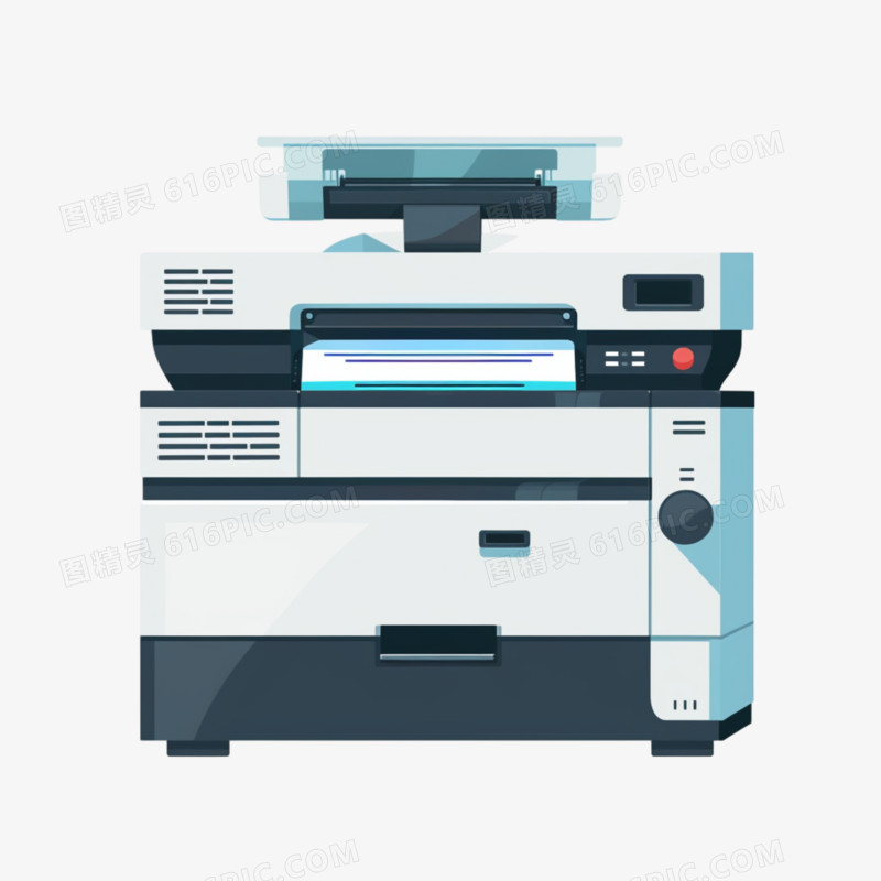 办公打印机免抠元素