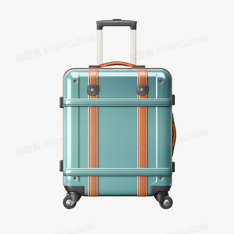 3D行李箱免抠元素