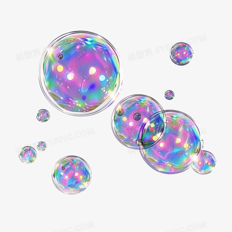 气泡泡泡漂浮物免抠元素