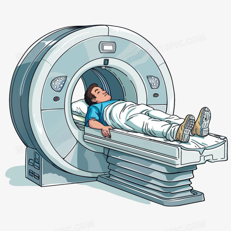 病人医院照CT免抠元素