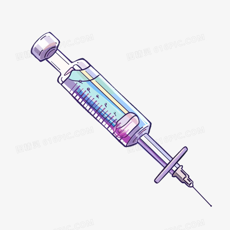 打针医疗针筒免抠元素