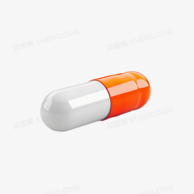 3D胶囊免抠素材