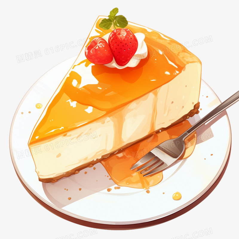 插画甜品免抠元素