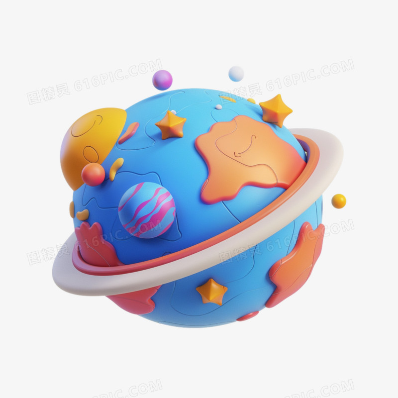 3D星球免抠元素