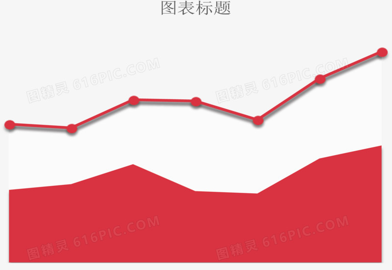 简约商务折线图.