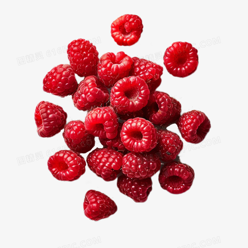 摄影水果树莓免抠元素