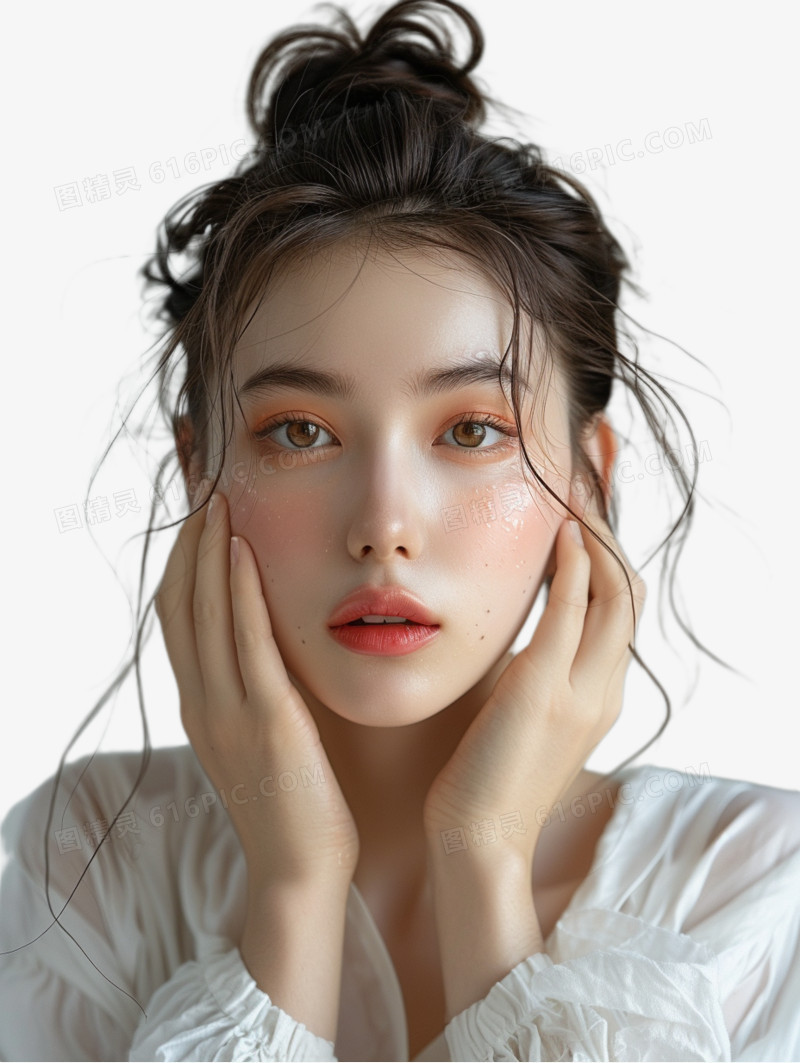 实拍中国女模特免抠元素