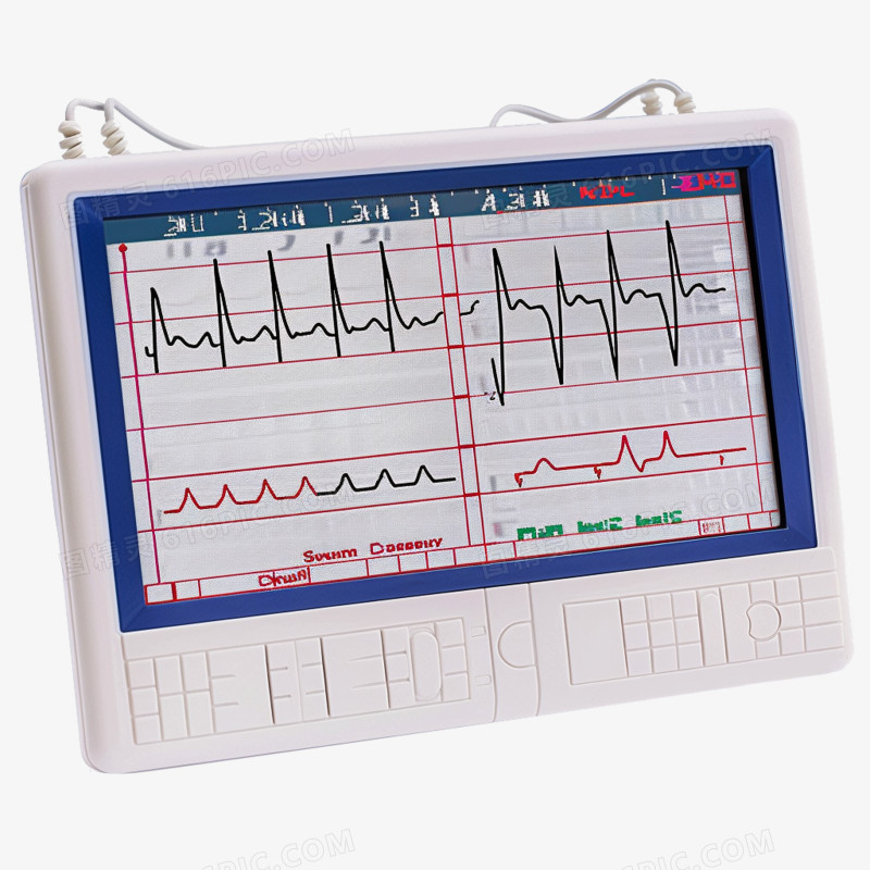 摄影心电图机实拍免抠元素