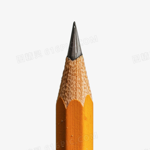实拍铅笔学习用品免抠元素
