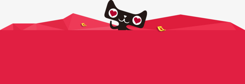 红色装饰图案