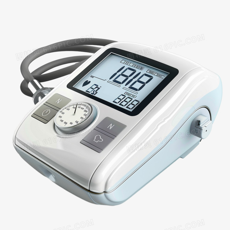 实拍测血压仪器免抠元素