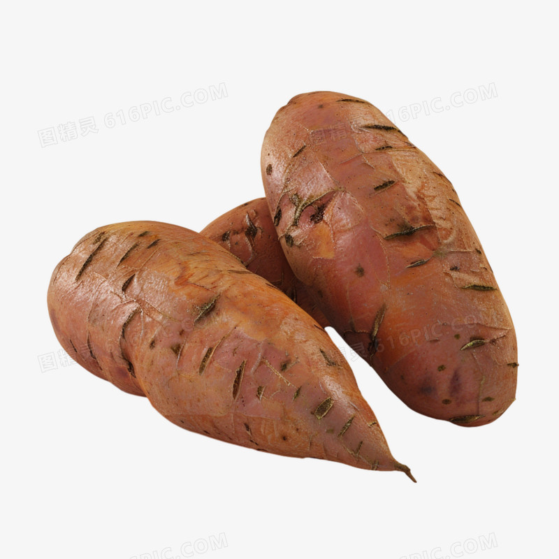 实拍红薯蔬菜免抠元素