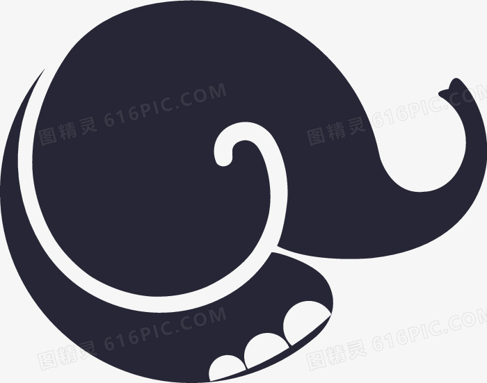 主菜单小象icon（粗线条）