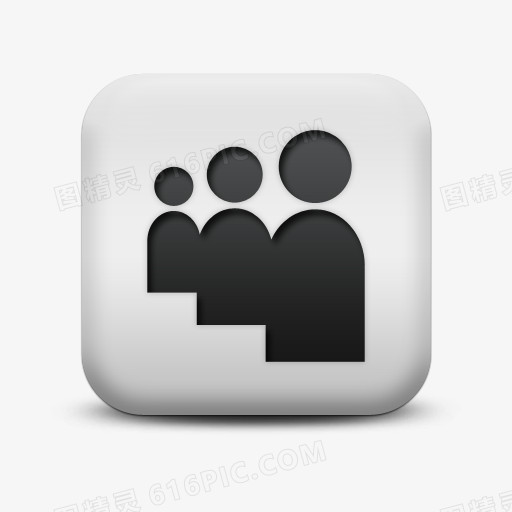 不光滑的白色的广场图标社会媒体标志标志social-media-logos-icons
