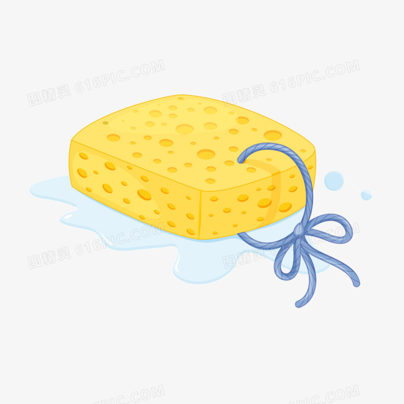 黄色卡通沐浴巾