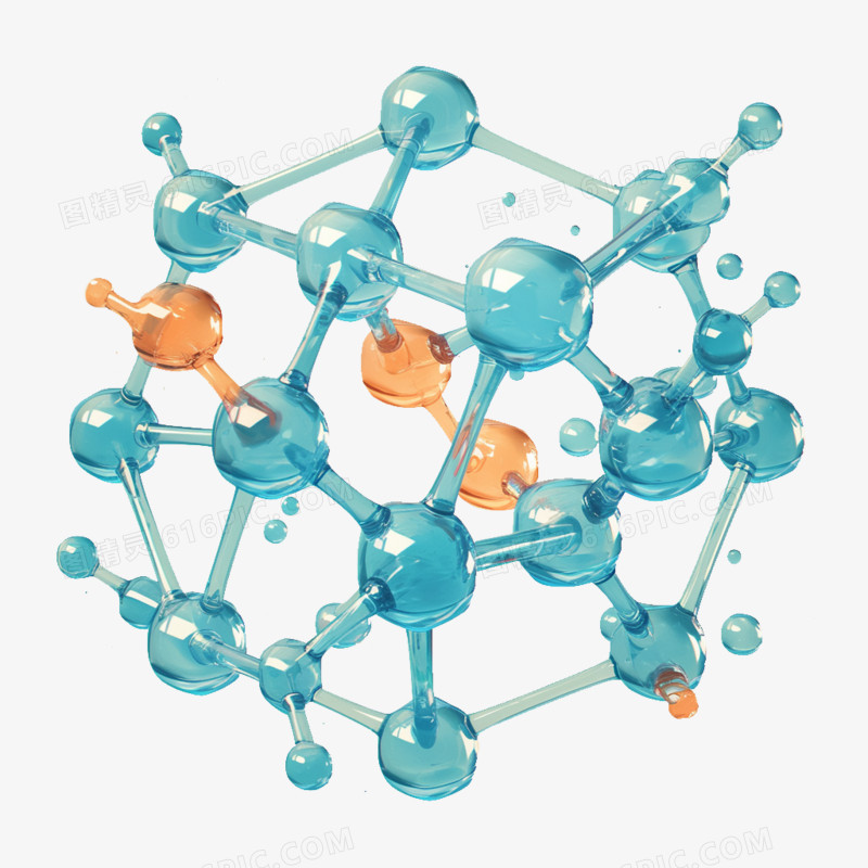 科学微观结构分子结构免抠元素