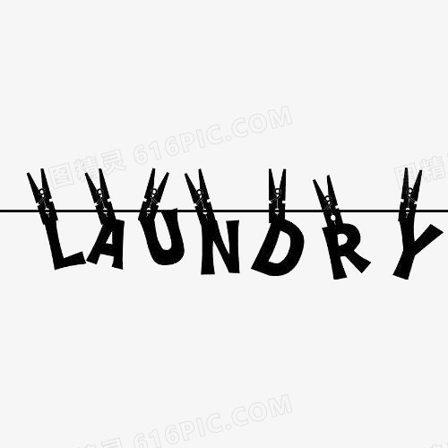 LAUNDRY艺术字