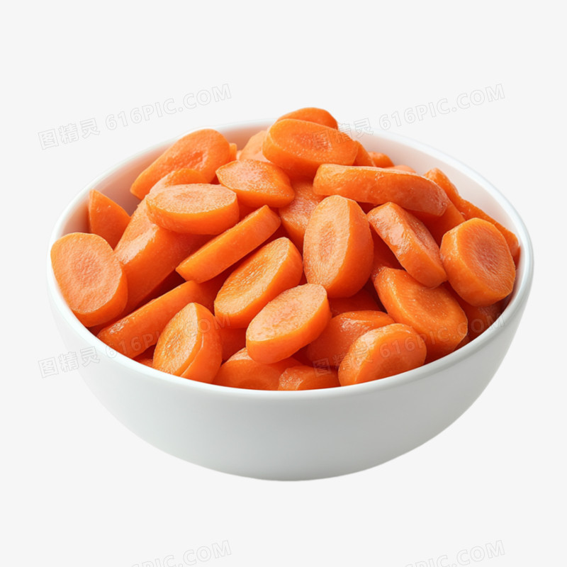 实拍蔬菜食材胡萝卜免抠元素