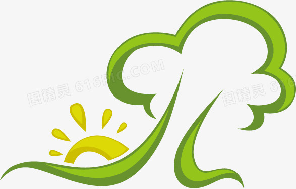创意绿色logo素材