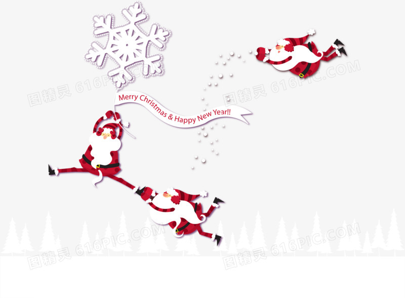 雪花,插画,飘雪,冬季,背景，圣诞节元素