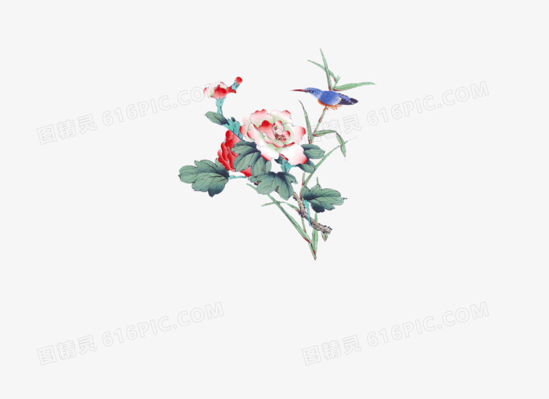 中国画，牡丹，国画，古风