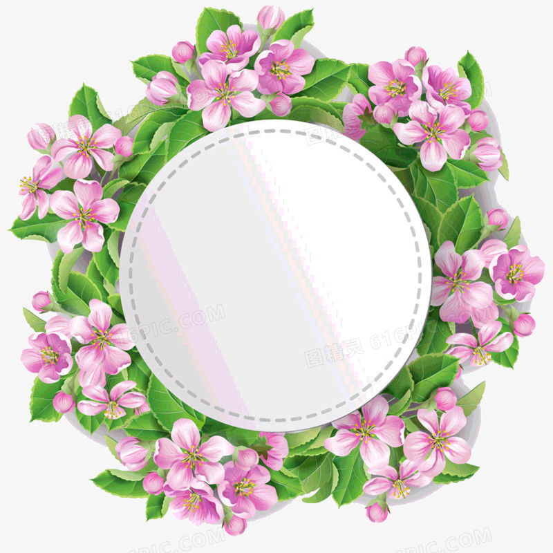 花环边框