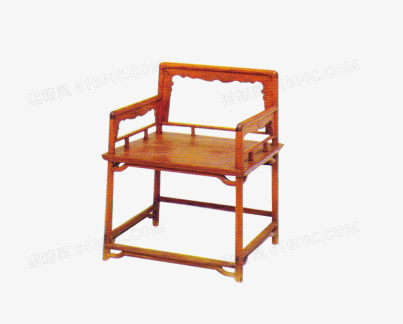 红木家具 木制家具 卷草纹玫瑰椅 中式家具