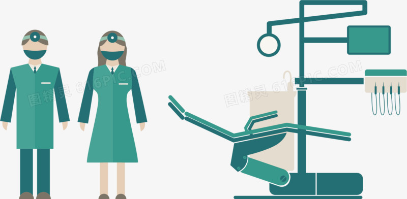 牙医与牙科器械
