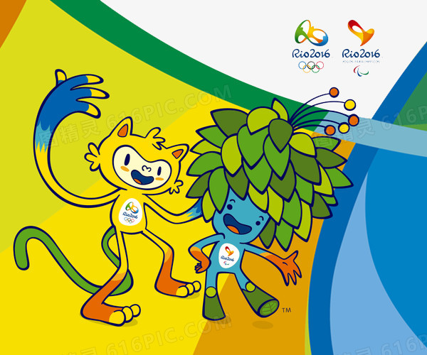 里约奥运会吉祥物背景