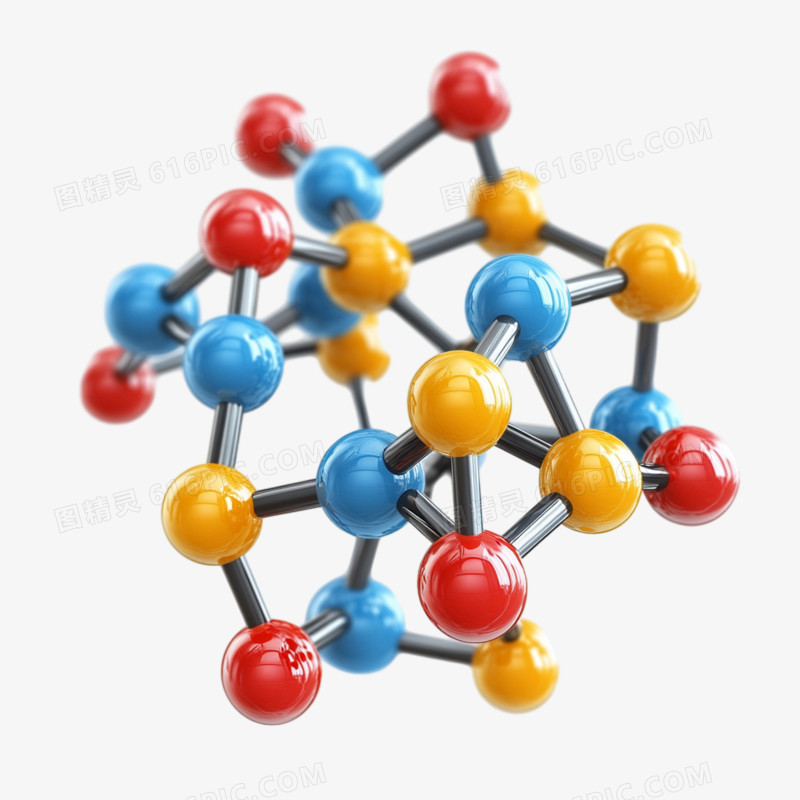 3D石墨烯分子结构的元素