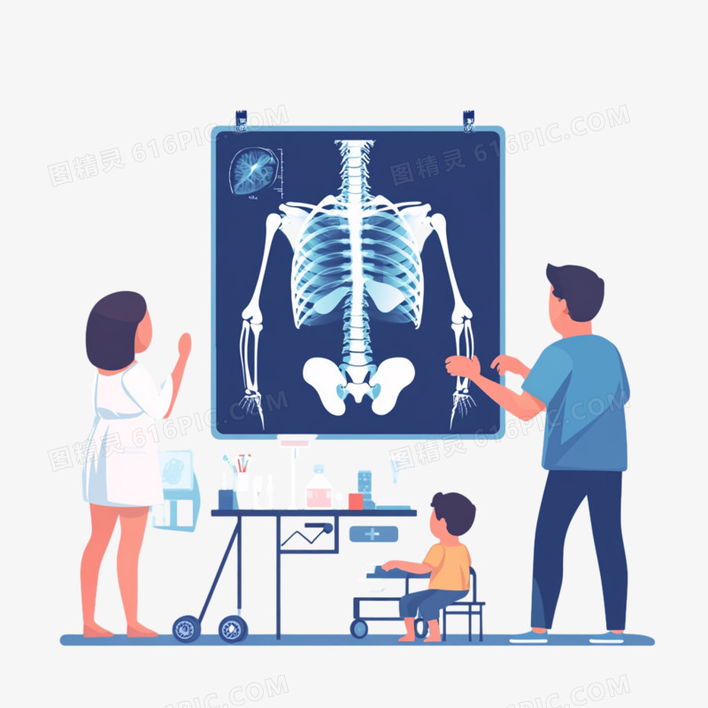 科技风医疗互联网的免抠元素