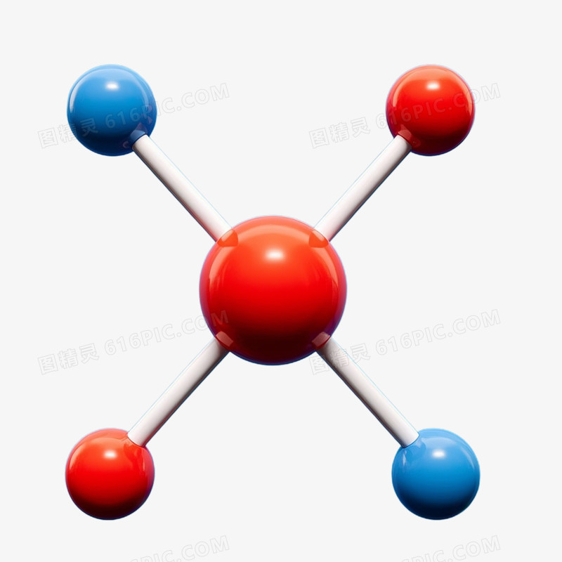 3D分子原子结构元素