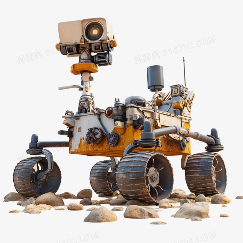 3D航空卫星星系火星车免抠元素