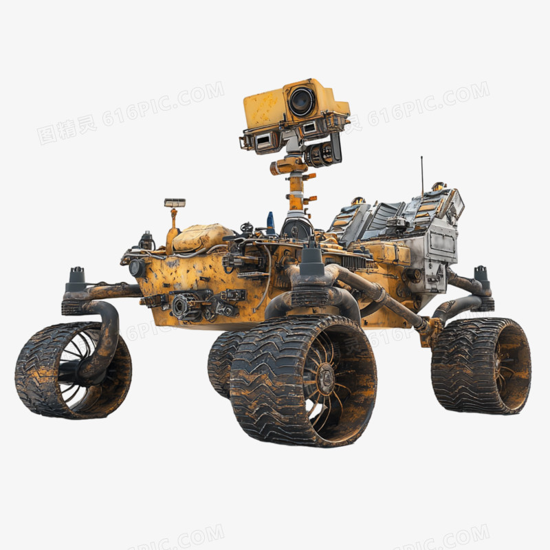 3D航空卫星星系火星车免抠元素