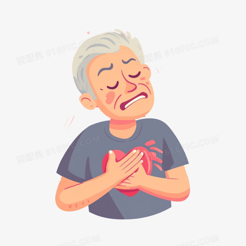 人体疾病心脏病免抠元素