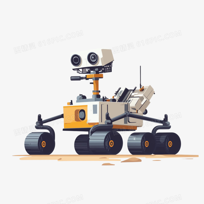航空卫星星系火星车免抠元素