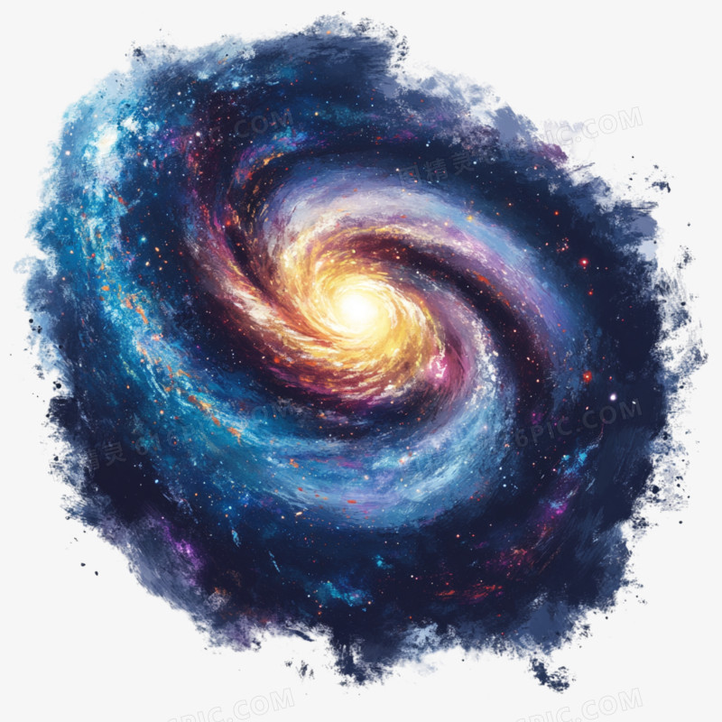 航空卫星星系银河免抠元素