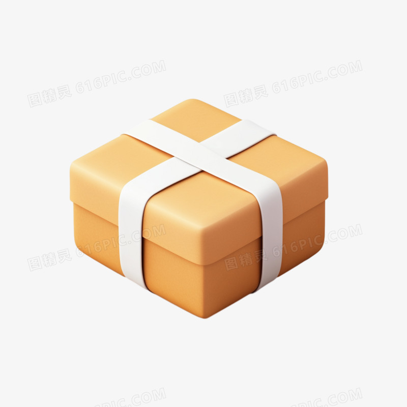 3D包裹图标装饰免抠元素