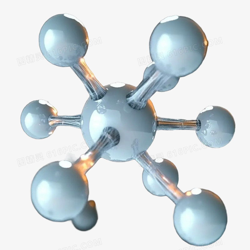 3D生物分子式免抠元素