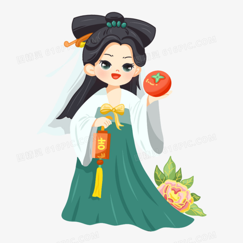 白蛇青蛇贺岁免抠元素七