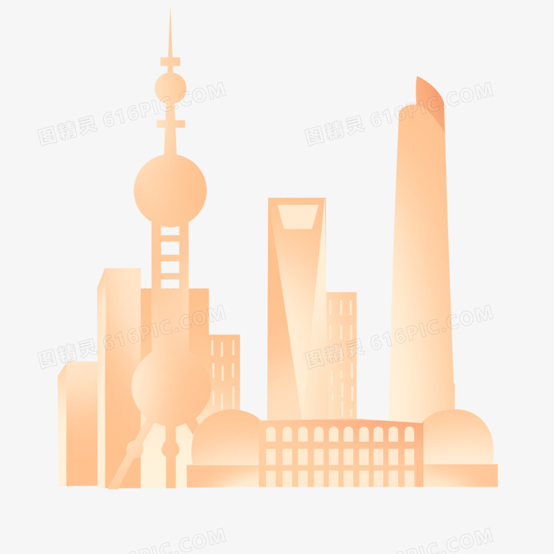上海插画免抠元素